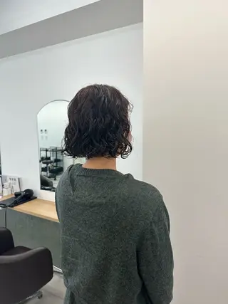 ショート カラー パーマ キッズ オトナヘア🌸 harukaのヘアスタイル