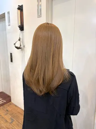 ロング Belle 並木通り店所属・rena/レイヤー /顔まわりカットのヘアスタイル