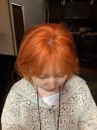 ミディアム 心斎橋ハイトーン/ カノンのヘアスタイル