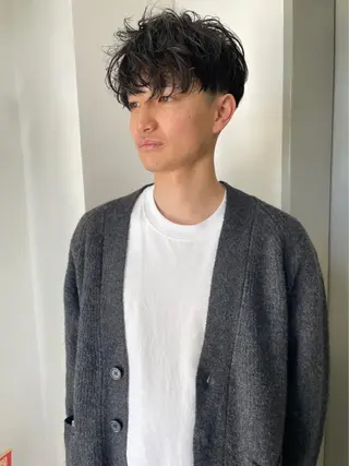 ショート メンズ Loom.所属・村上雅人 ナチュラルモードのヘアスタイル