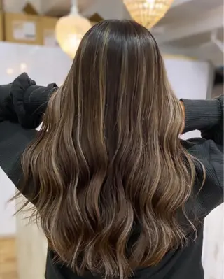 セミロング カラー ヘアアレンジ 久米 治仁のヘアスタイル