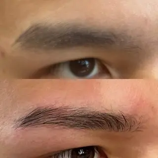 カラー フェザーパーマ 🪶⛓️安部侑希のヘアスタイル