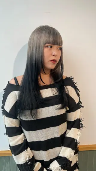 ロング カラー レイヤー/透明感 カラー🌿KANTAのヘアスタイル