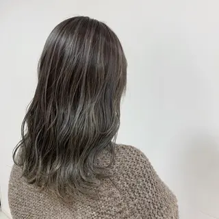 セミロング カラー ヘアアレンジ 【Sweep】おじま のぞみのヘアスタイル