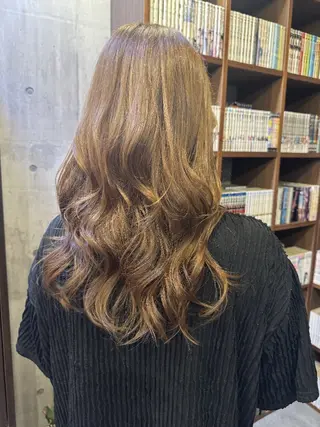 カラー ロング 船引 竜将のヘアスタイル