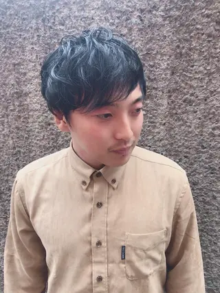 ショート カラー パーマ ヘアアレンジ メンズ CHIC share salon所属・ちこ .のヘアスタイル