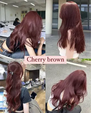 ロング カラー 艶感ワンホン color✨のヘアスタイル