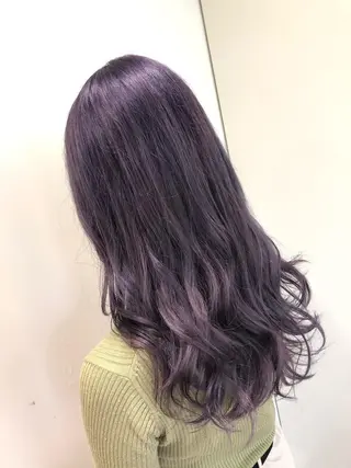 ロング カラー 💓シールエクステ ルミエールのヘアスタイル
