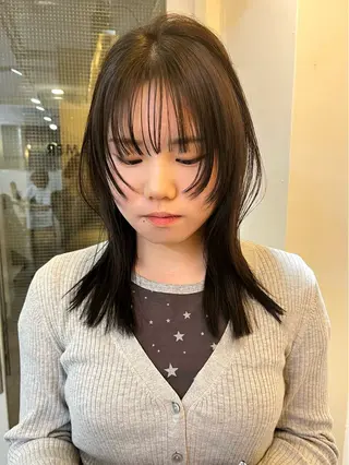 セミロング 加藤好/メンズ/ボブ /暖色カラー🍒🧡のヘアスタイル