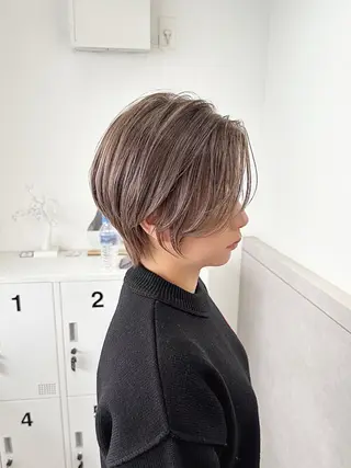 ショート カラー hair salon suiw所属・ハイトーンショート 特化‬吉田義隆のヘアスタイル