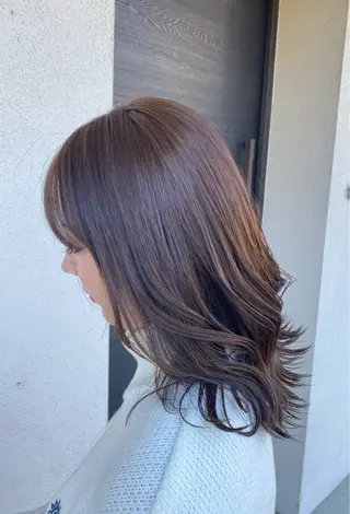 ミディアム Glare所属・髪質改善特化🫧 梶川　歩哉のヘアスタイル