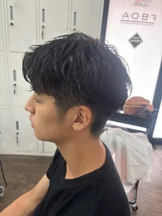 メンズ あかね メンズカットのヘアスタイル