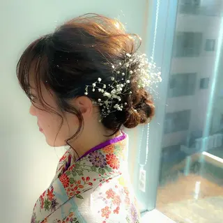 ヘアアレンジ 💖レイヤー×美髪 💖momoのヘアスタイル