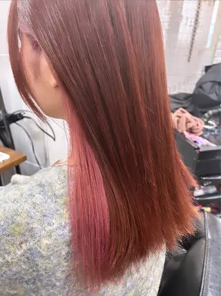 ミディアム カラー 🦄🩵YUNA 🩵🦄のヘアスタイル