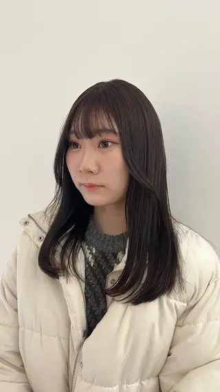 ロング カラー メンズパーマ/ メッシュ📍ユリのヘアスタイル