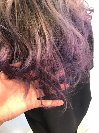 ロング カラー 難しい髪質の縮毛矯正 高岡/射水/髪質改善のヘアスタイル