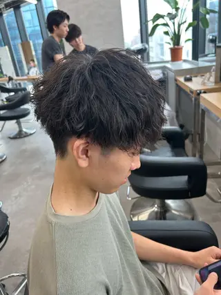 ショート パーマ メンズ 🐺森 雄飛/メンズ 韓国ヘアのヘアスタイル