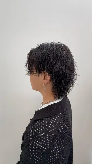 パーマ メンズ HairMake　GIGI 宇多津所属・入本 翼のヘアスタイル