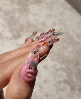 ネイル 3dパーツ/流行り 👧shushu❤️のネイルデザイン