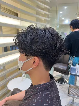 パーマ メンズ 銀座メンズ専門🖤 小島奈々のヘアスタイル