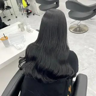ヘアアレンジ ロング モテ艶🤍透明感 レイヤー🤍ボブのヘアスタイル