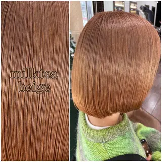 ショート カラー ‪るか/‪透明感 カラー/アレンジのヘアスタイル