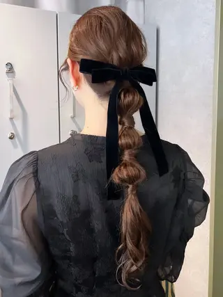 ロング ヘアアレンジ Maison Land所属・KANA MIYOSHIのヘアスタイル