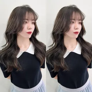 ロング カラー 韓国ヘア/髪質改善 TAKAHIROのヘアスタイル
