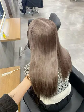 ロング カラー 淡色/ワンホンヘア 🤍MINORIのヘアスタイル