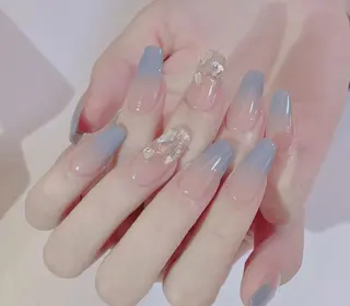 ネイル By moonネイル 🌷ワンホン/韓国風のネイルデザイン