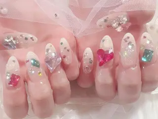 ネイル ミルキーウェイ☁韓国 デザイン/フィルインのネイルデザイン