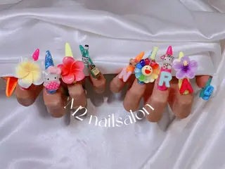 ネイル 長さだし専門店 M2 rikaのネイルデザイン