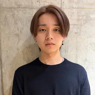 ミディアム メンズ/スパイキー ブリーチ//RUKIのヘアスタイル