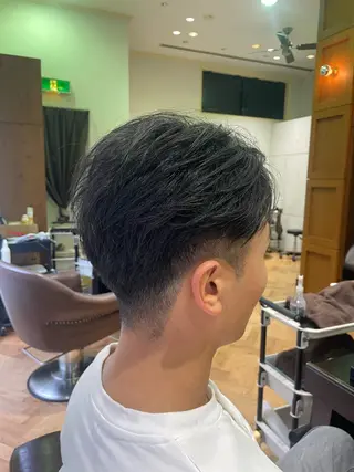 ショート メンズ 溝口 槙里也のヘアスタイル