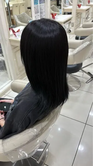 セミロング ash 志木南口店 りなのヘアスタイル