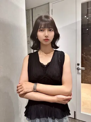 ミディアム Rita/髪質改善 /透明感カラーのヘアスタイル