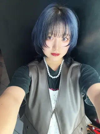 ミディアム カラー ヘアアレンジ 🍒KIKUCHI KANAE🍒のヘアスタイル