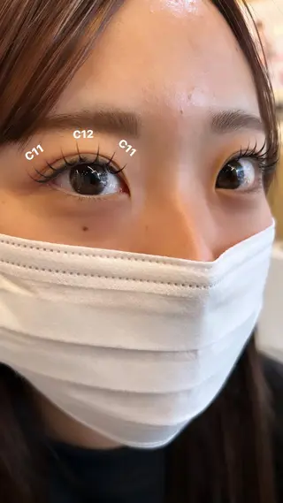 マツエク・マツパ Ribbon2所属・ami eyeを可愛く♡のマツエク・マツパデザイン