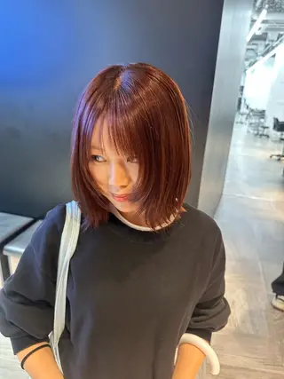 ショート 顔まわりカット/艶髪 カラー✨けいとのヘアスタイル