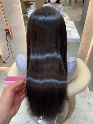 ロング ハッシュカット/韓国 レイヤー/カハナのヘアスタイル