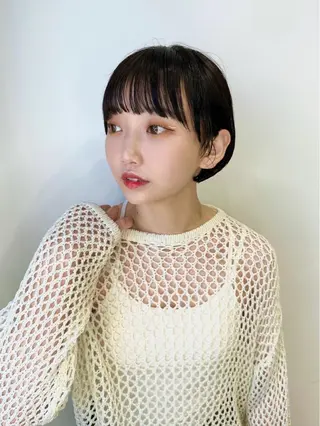 ショート カラー 女性が憧れる ショート/角田愛和のヘアスタイル