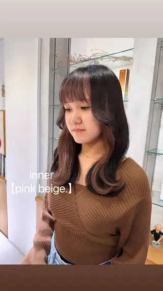 カラー リンダ所属・ボブ/ブリーチ /顔周り/すずきのヘアスタイル