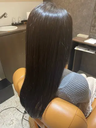 カラー パシフィックダズール　神戸ウエスト所属・柴田 穂乃香のヘアスタイル