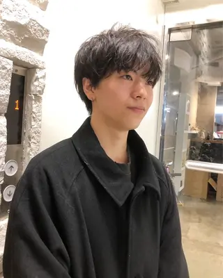 ヘアアレンジ メンズ ainico+所属・メンズ特化✂️栗原 侑也のヘアスタイル