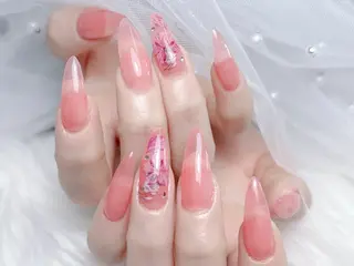 ネイル MoMoA Nail ネイル長さ出し専門店のネイルデザイン