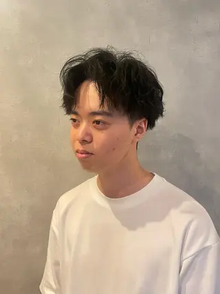 メンズ フリーランスシェアサロンルレイル所属・心斎橋/メンズ /ルレイル/地形真希のヘアスタイル