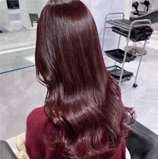 ロング カラー 🫧うる艶トレンド 🫧透明感カラーのヘアスタイル