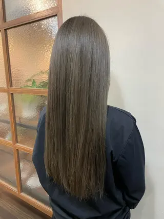 ロング カラー NiCHE avenir吉祥寺所属・💜カラー/縮毛矯正 /NARUKA💜のヘアスタイル