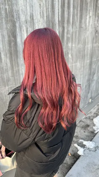 ロング カラー 大人可愛いスタイル 提案✨佐藤純菜のヘアスタイル