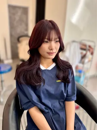 ロング カラー ARARE HAIR みゆきのヘアスタイル